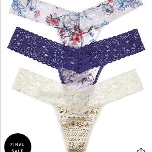 Hanky Panky Low-Rise 3 Pack Thong